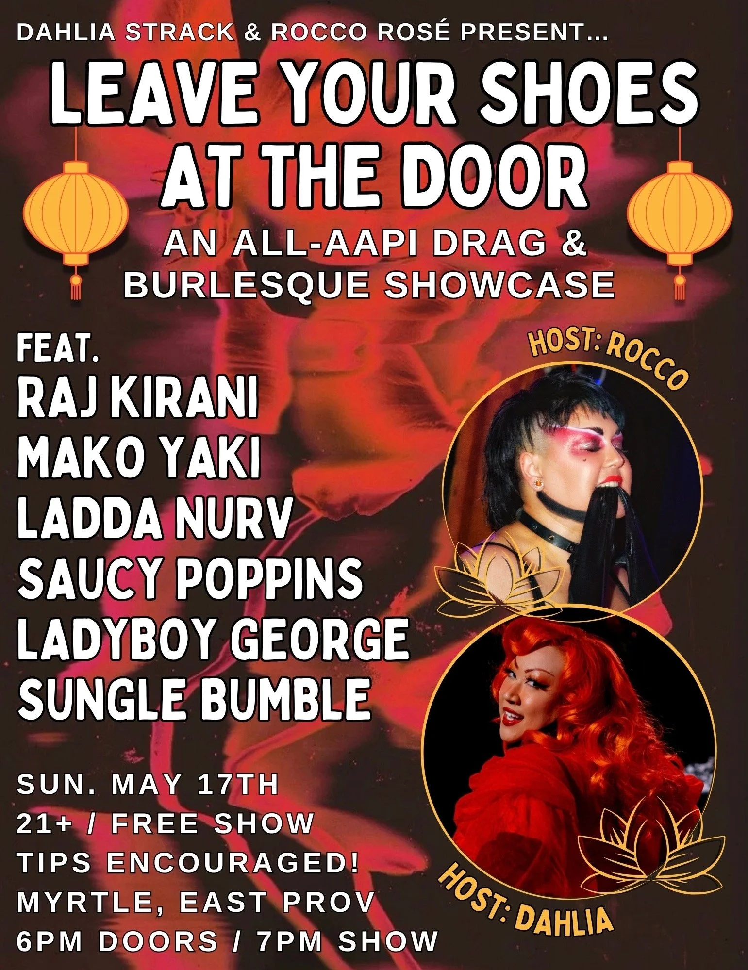 LEAVE YOUR SHOES AT THE DOOR: An All-AAPI Drag & Burlesque Showcase