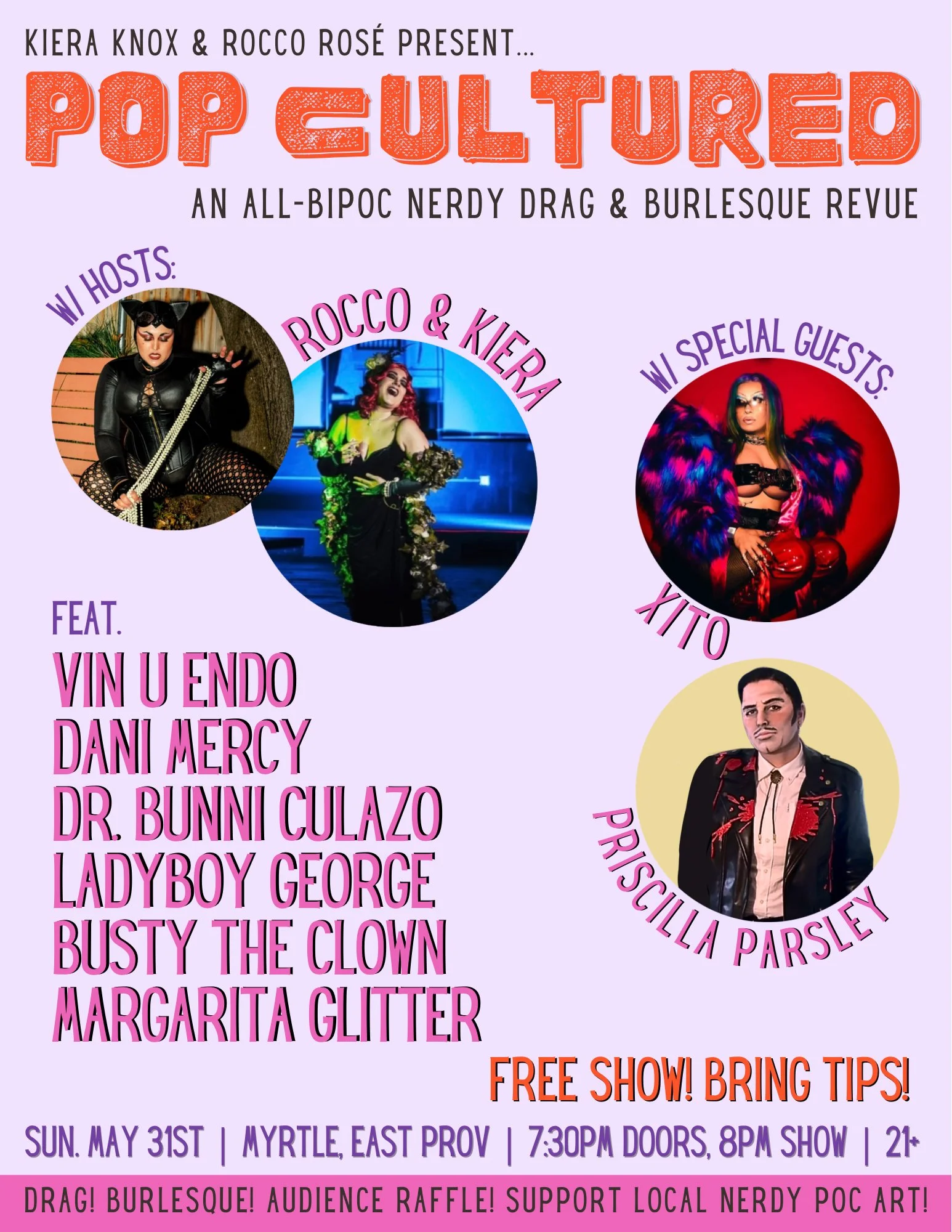  Pop Cultured: A Nerdy BIPOC Drag & Burlesque Revue!