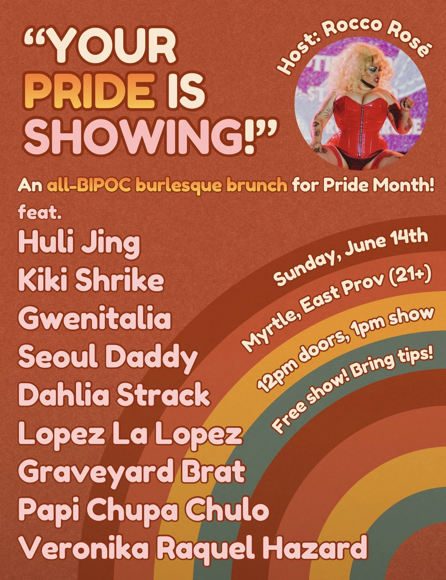 Your Pride Is Showing! An-All BIPOC Burlesque Brunch