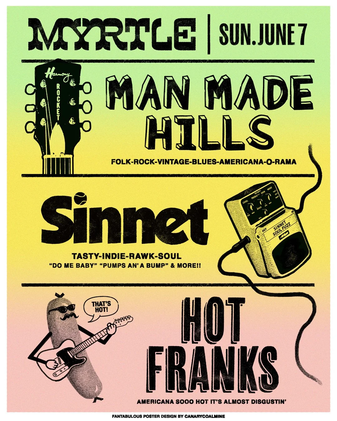 Man Made Hills / Sinnet / Hot Franks