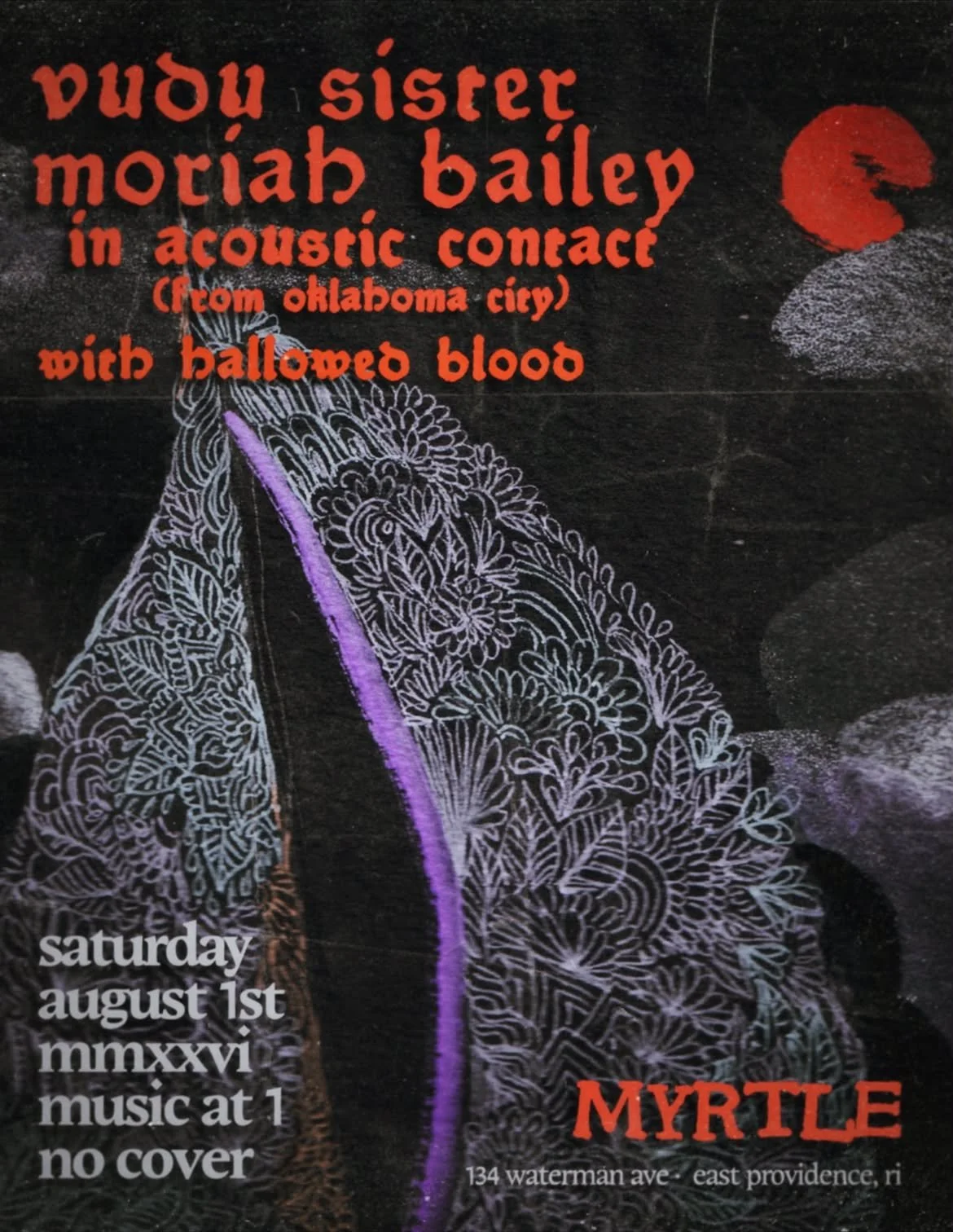 Vudu Sister / Moriah Bailey in Acoustic Contact / Hallowed Blood
