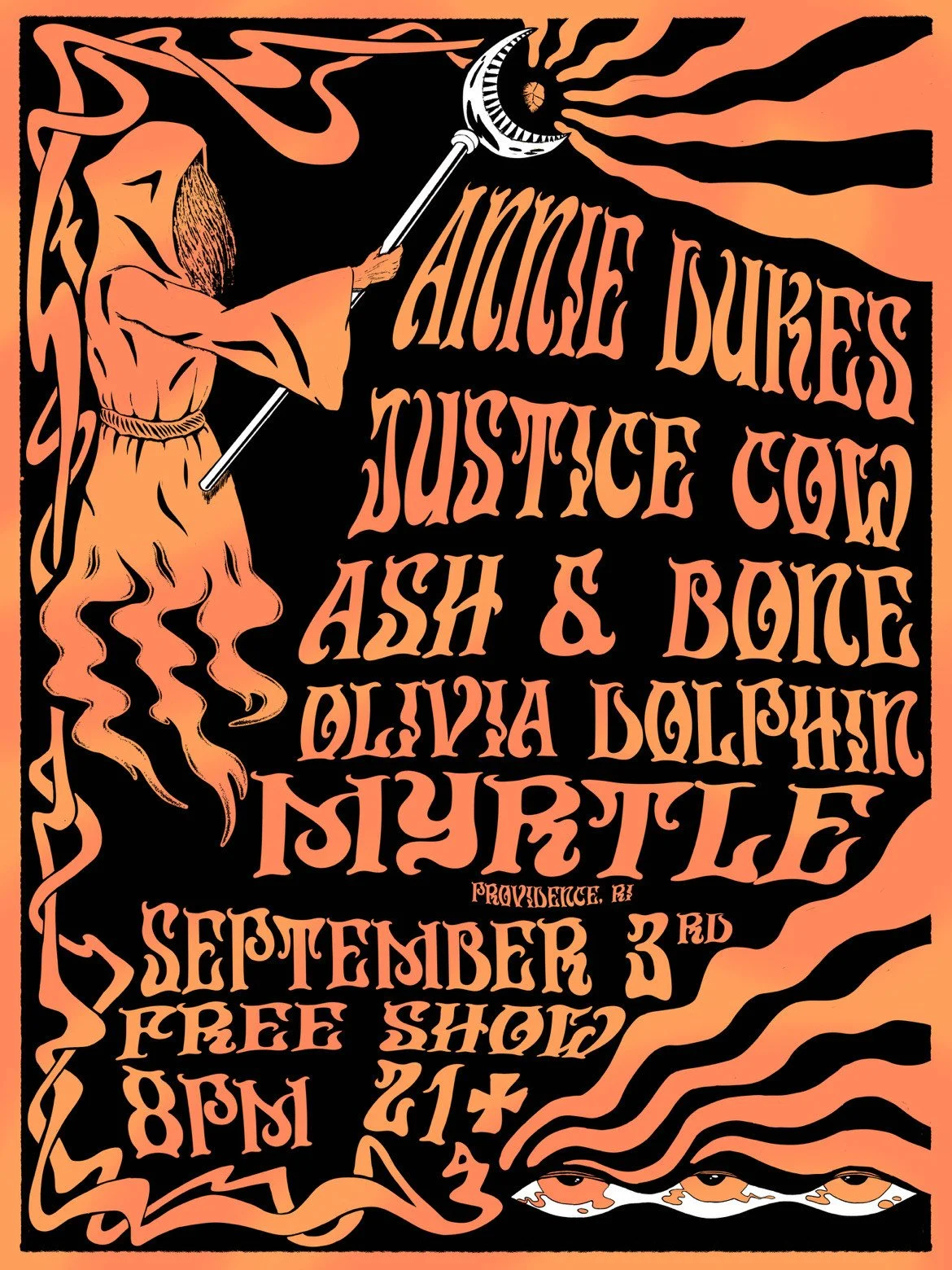 Annie Dukes / Justice Cow / Ash and Bone / Olivia Dolphin