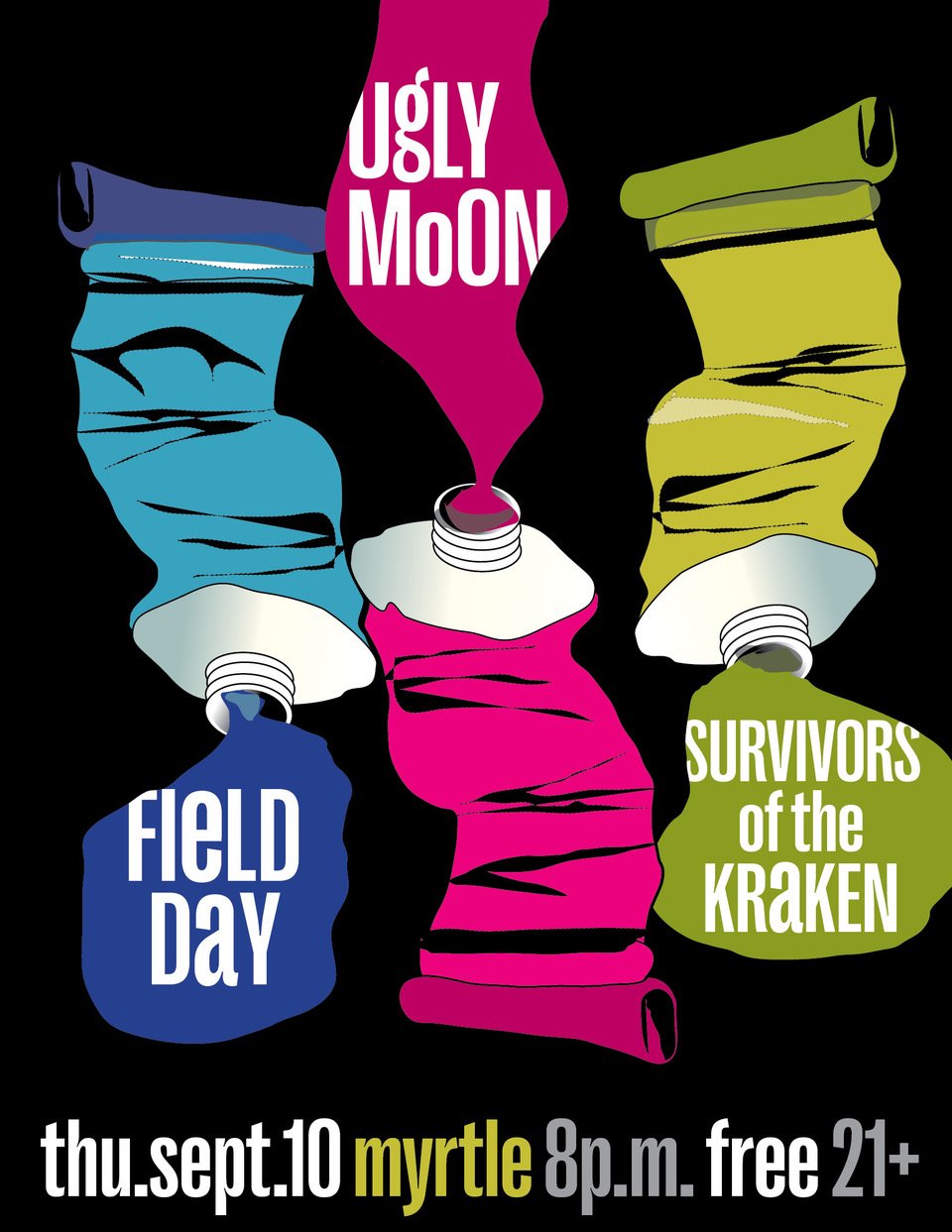 Ugly Moon / Field Day / Survivors of the Kraken