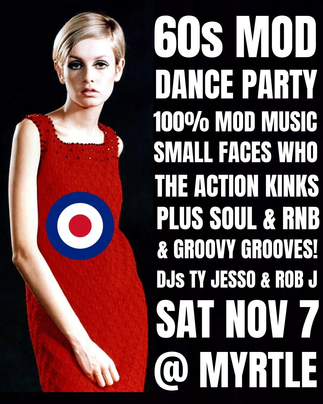 60s MOD DANCE PARTY with Ty Jesso & Rob J