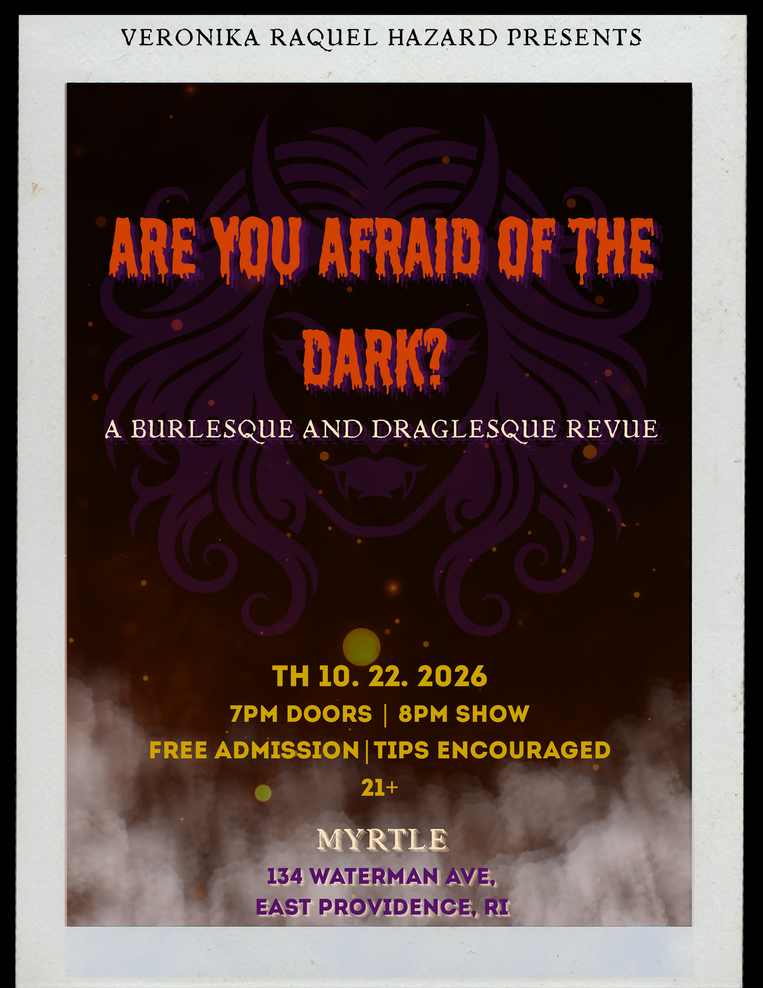Are You Afraid Of The Dark? A Burlesque and Draglesque Revue