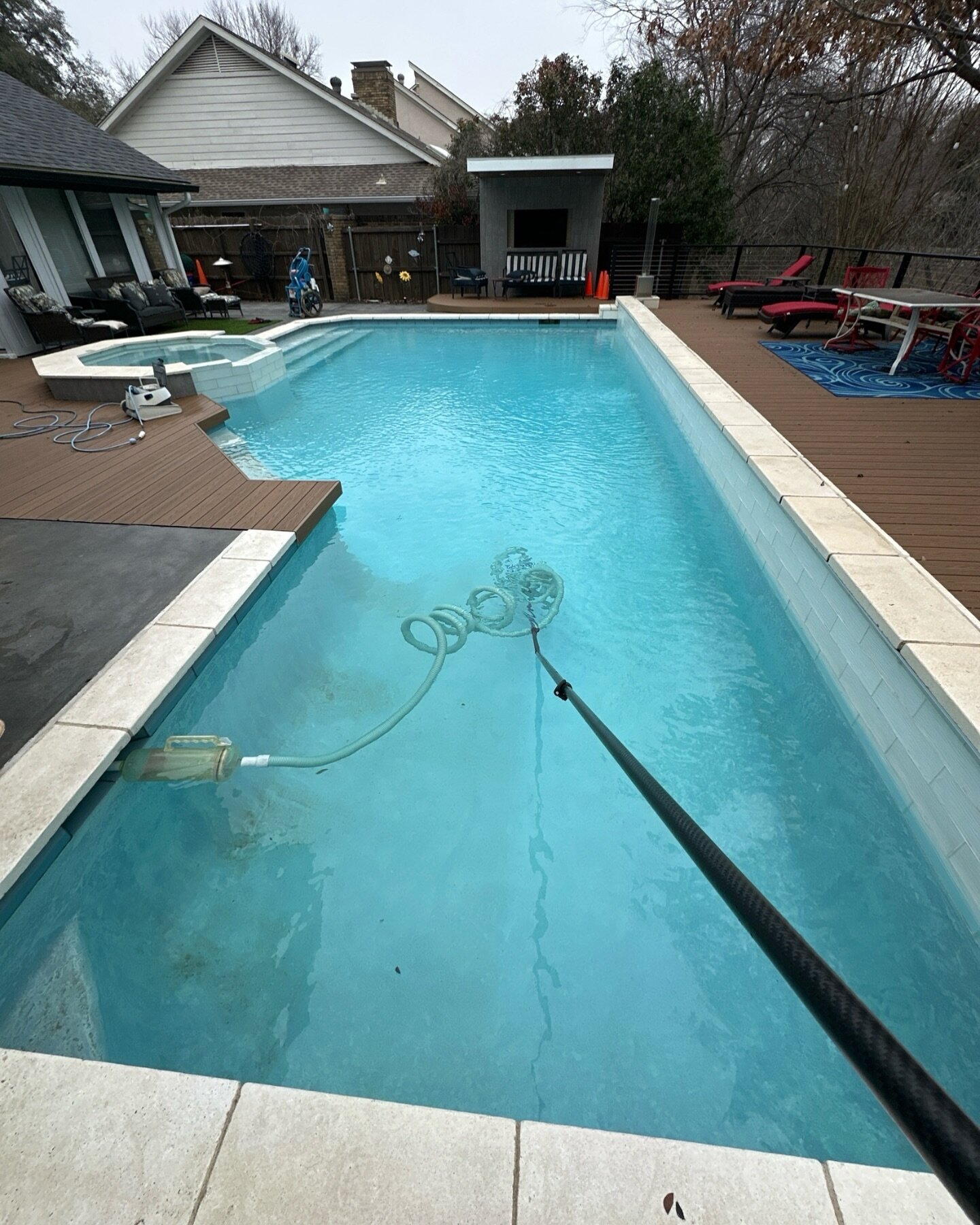Mission of the week; flat vac all the west Texas sand out of my pool accounts! #sand #primalpoolcare