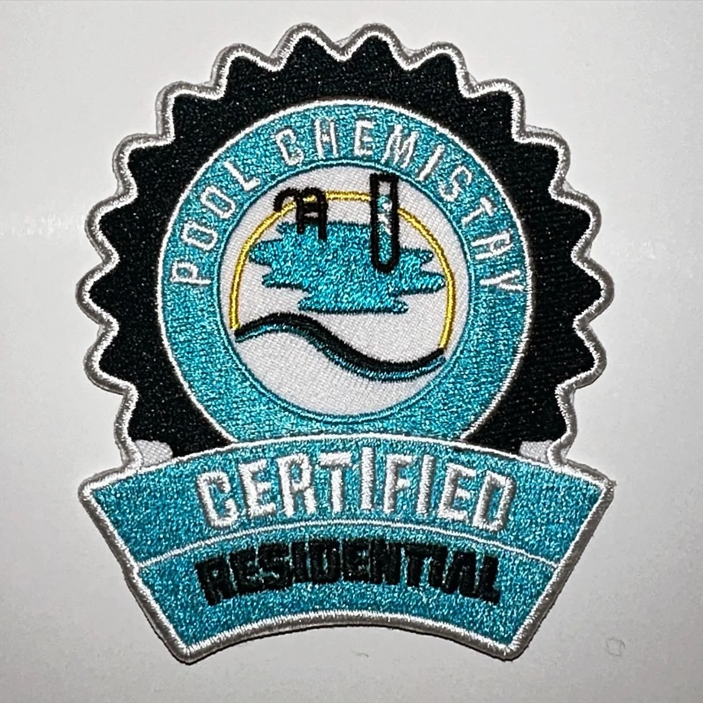 Residential pool chemistry certification badge