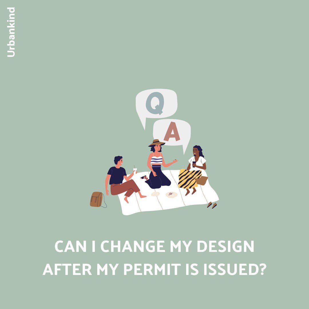 💁🏻&zwj;♀️ WONDERING IF YOU CAN MAKE CHANGES TO YOUR PLANS AFTER THEY'VE BEEN APPROVED WITH YOUR PLANNING PERMIT? 

Plans change and that's ok. This is the top question we've been asked this month so we thought we'd share our insights on the process