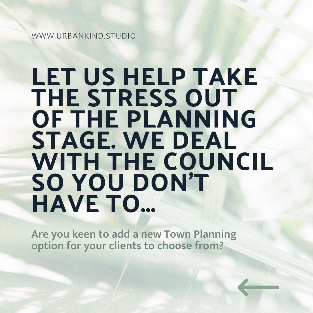 Are you keen to add a new Town Planning option for your clients to choose from? 

Look no further - head to the link in our BIO &amp; book a FREE 20min consult today! 
.
.
#townplanning #townplanner #townplanningmelbourne #surfcoast #torquaybuilders 