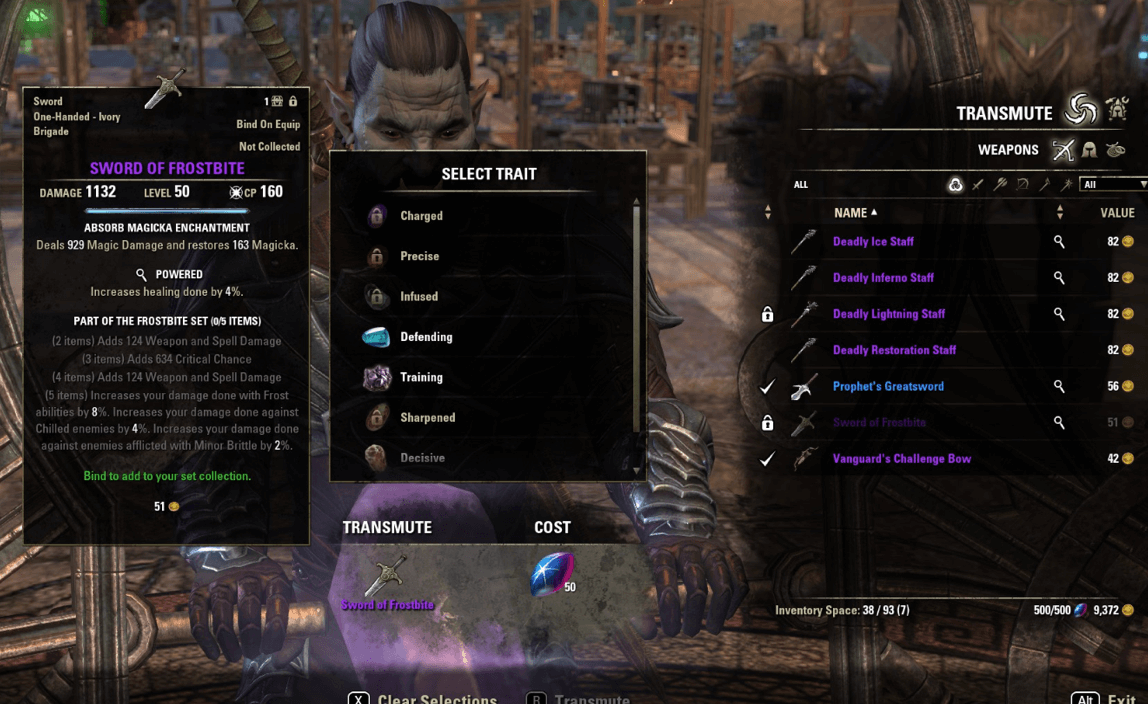 ESO Transmute Station Guide Hack The Minotaur
