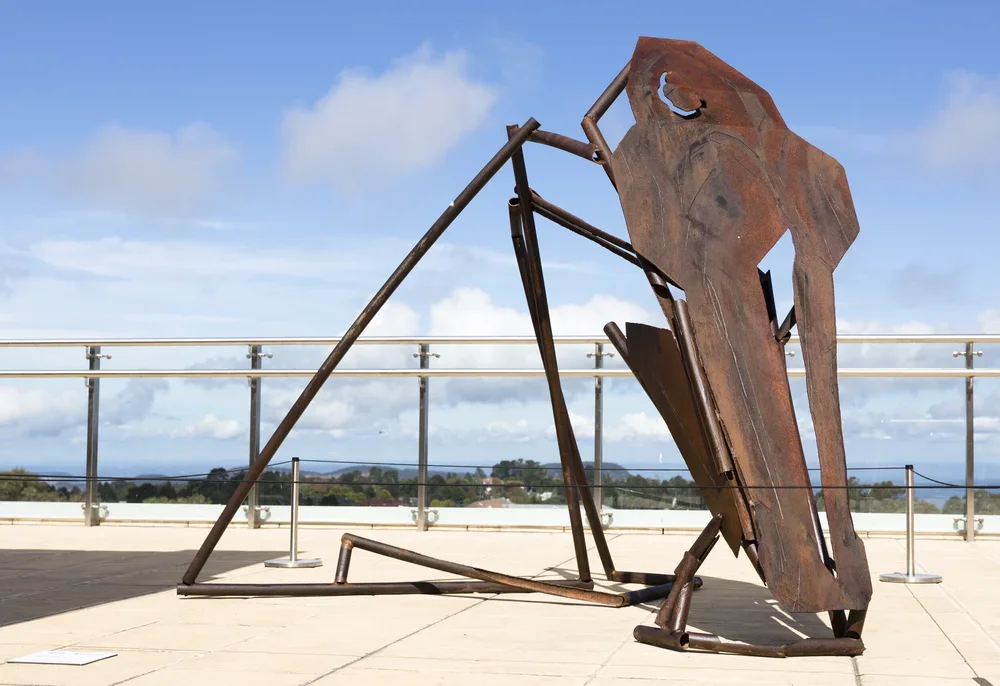 Ahead, Steel, 183x203x230cm, 'Tracks' Blue Mountains Cultural Centre 2019