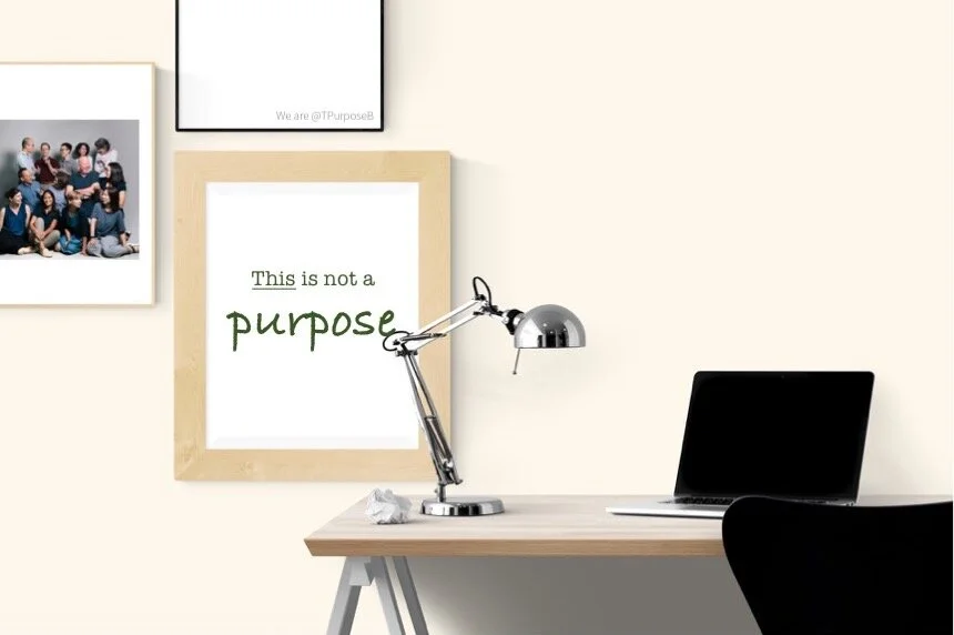 Beyond the purpose poster