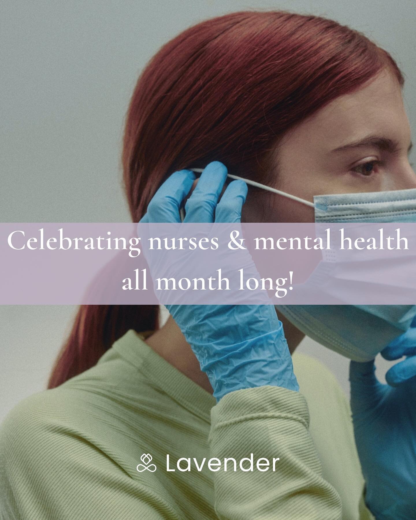 May is always a very energizing month for us at Lavender and we have so many things to celebrate! 

💜We are honoring #nursesmonth and #mentalhealthmonth with an exciting collaboration with @thenursingbeat check them out for more incredible content t