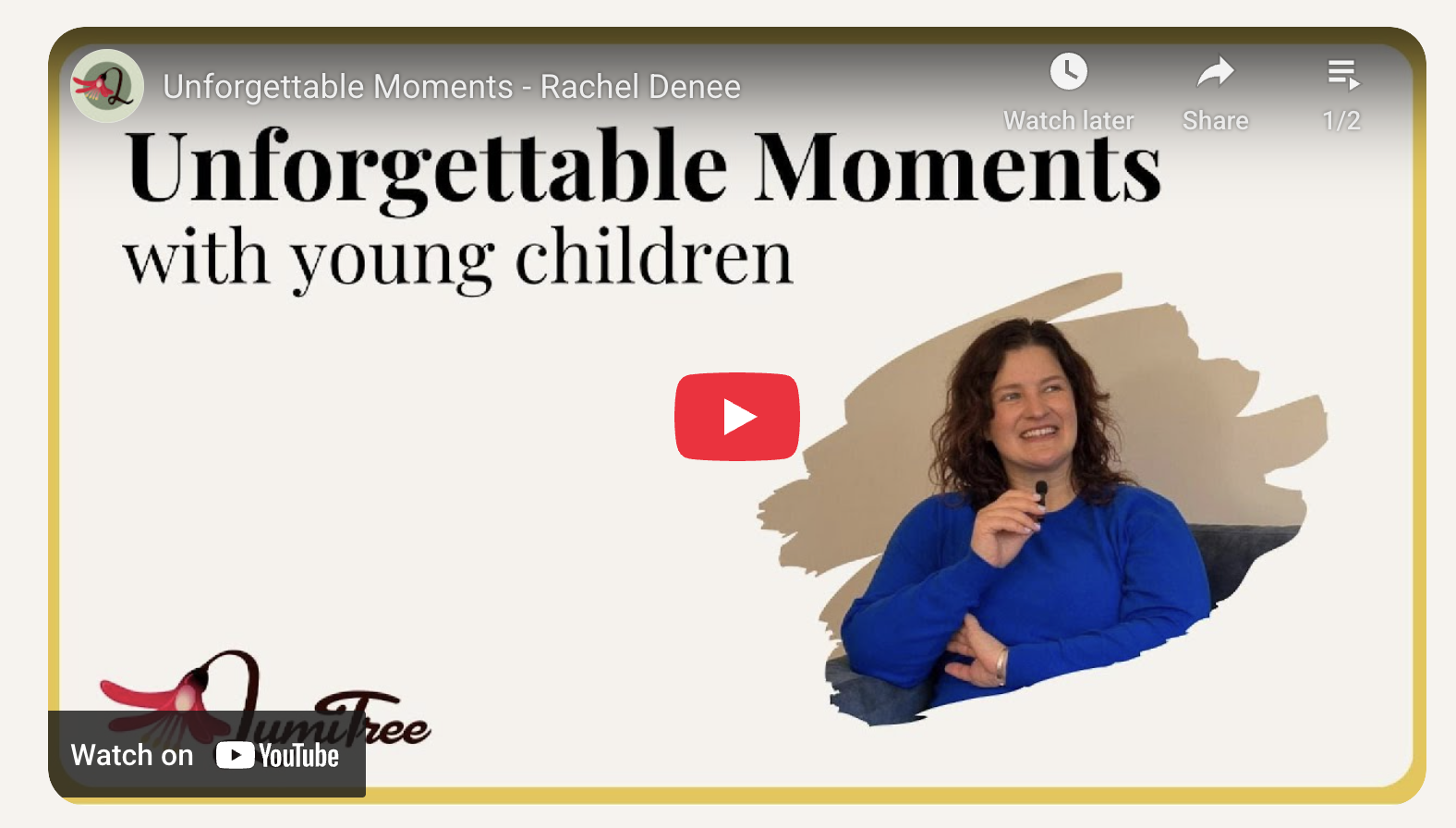 Unforgettable Moments - Rachel