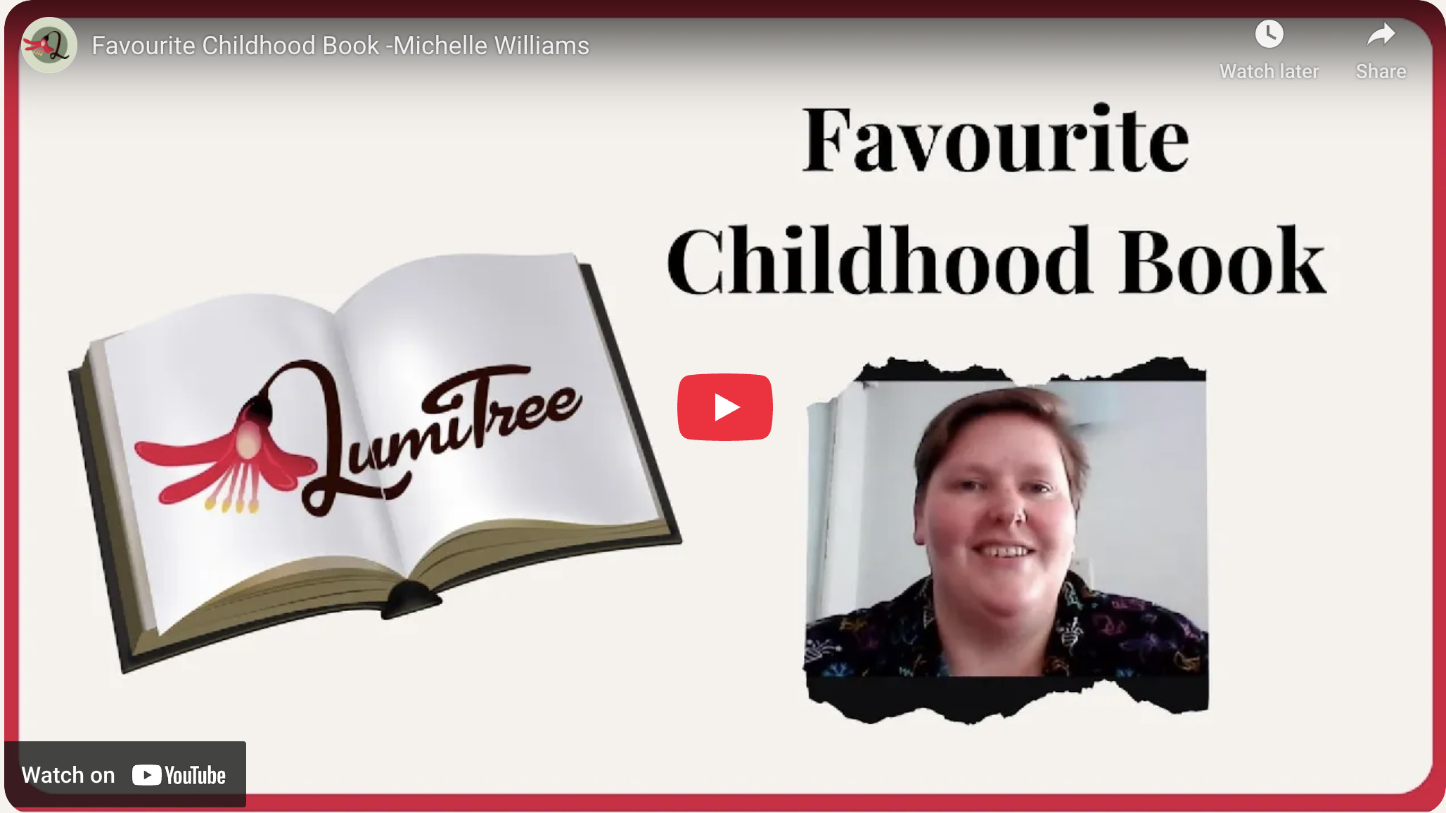 Favourite Book - Michelle Williams