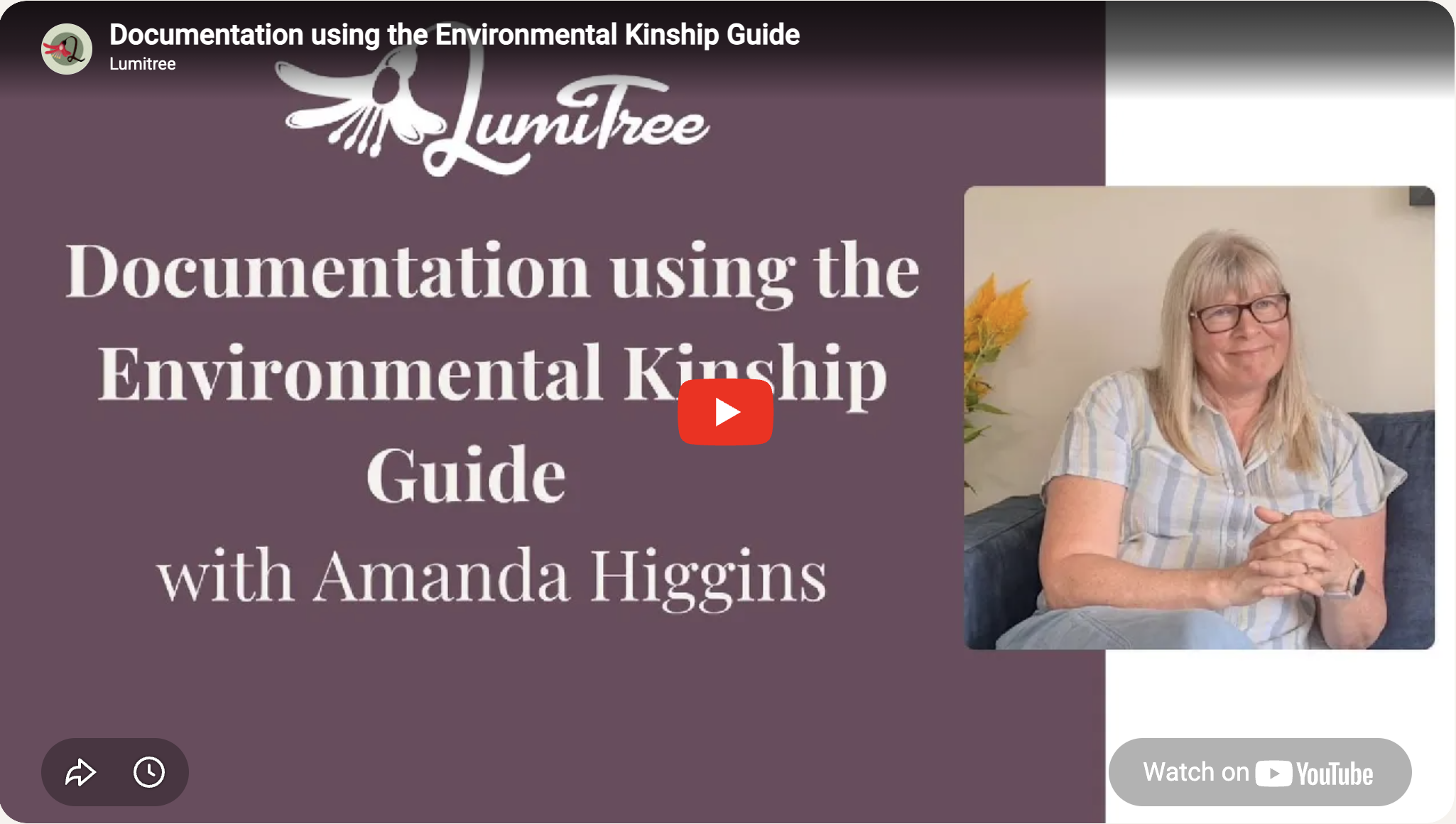 Documentation with the Environmental Kinship Guide