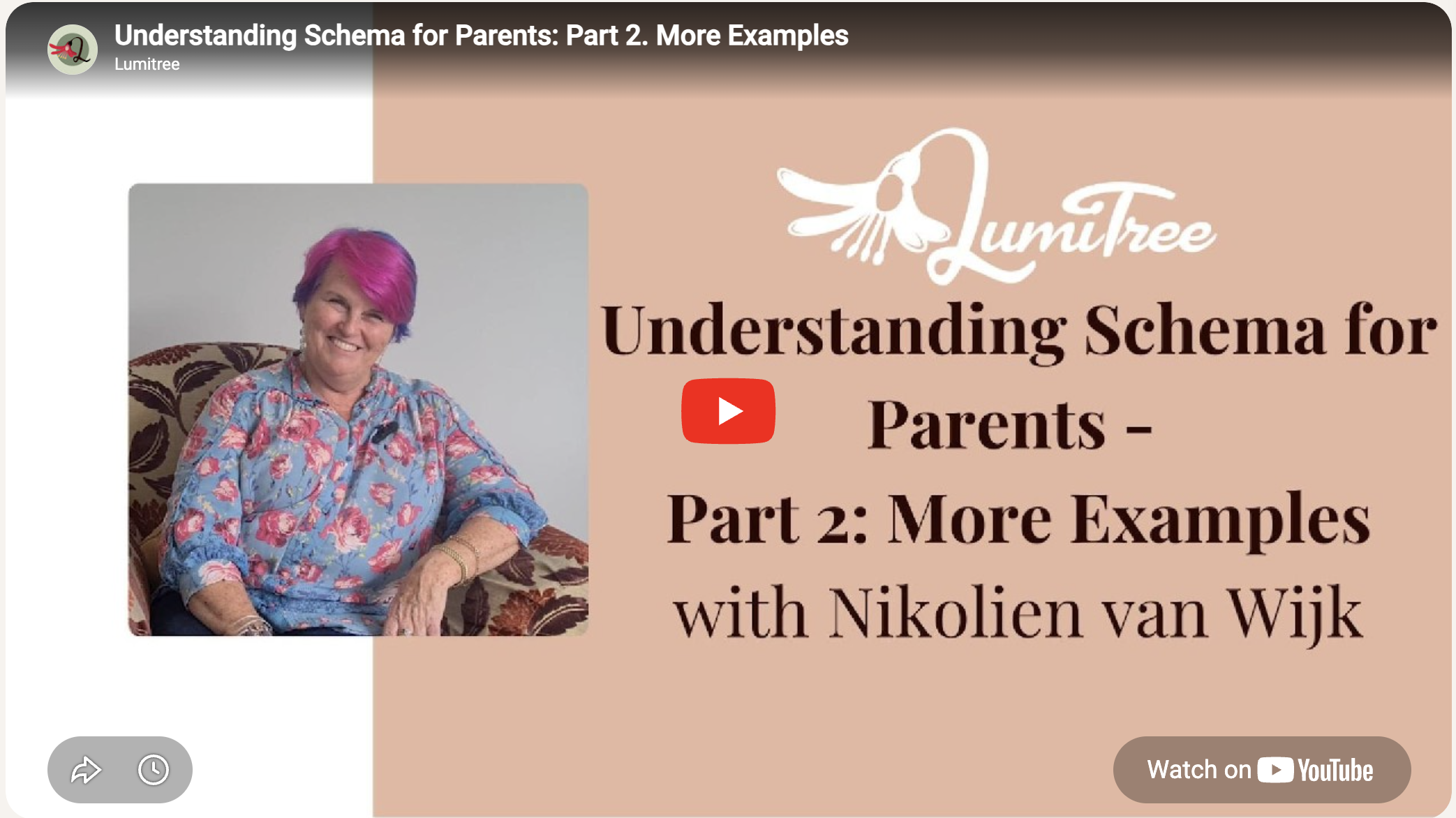Understanding Schema for Parents- Part 2: More Examples