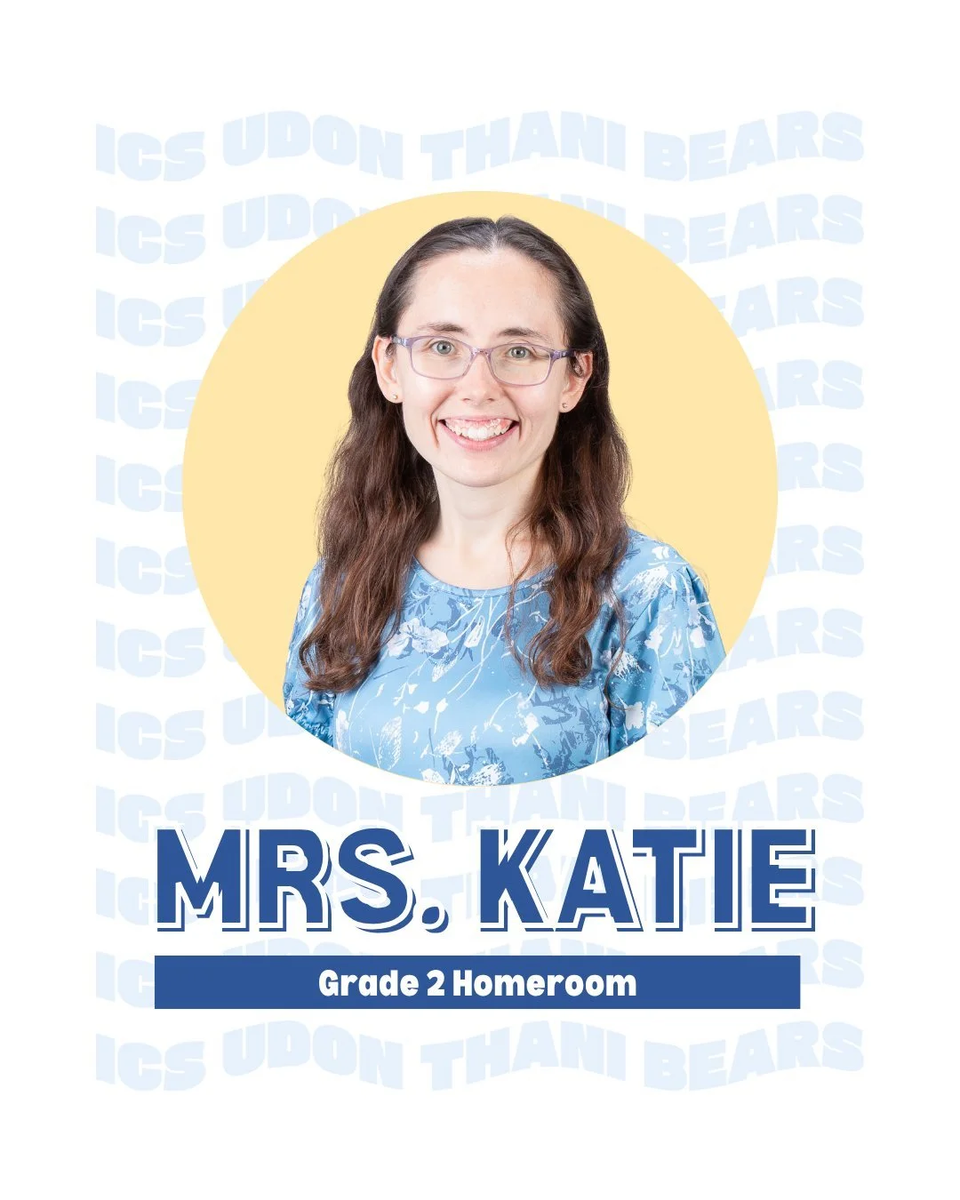 Up next in our #FacesofICSUD series &mdash; Mrs. Katie! 💛

Now in her 5th year at ICSUD, Mrs. Katie serves as our 2nd Grade Homeroom Teacher.

✨ What&rsquo;s one of your favorite memories you&rsquo;ve made here at ICS?
&quot;I have so many special m
