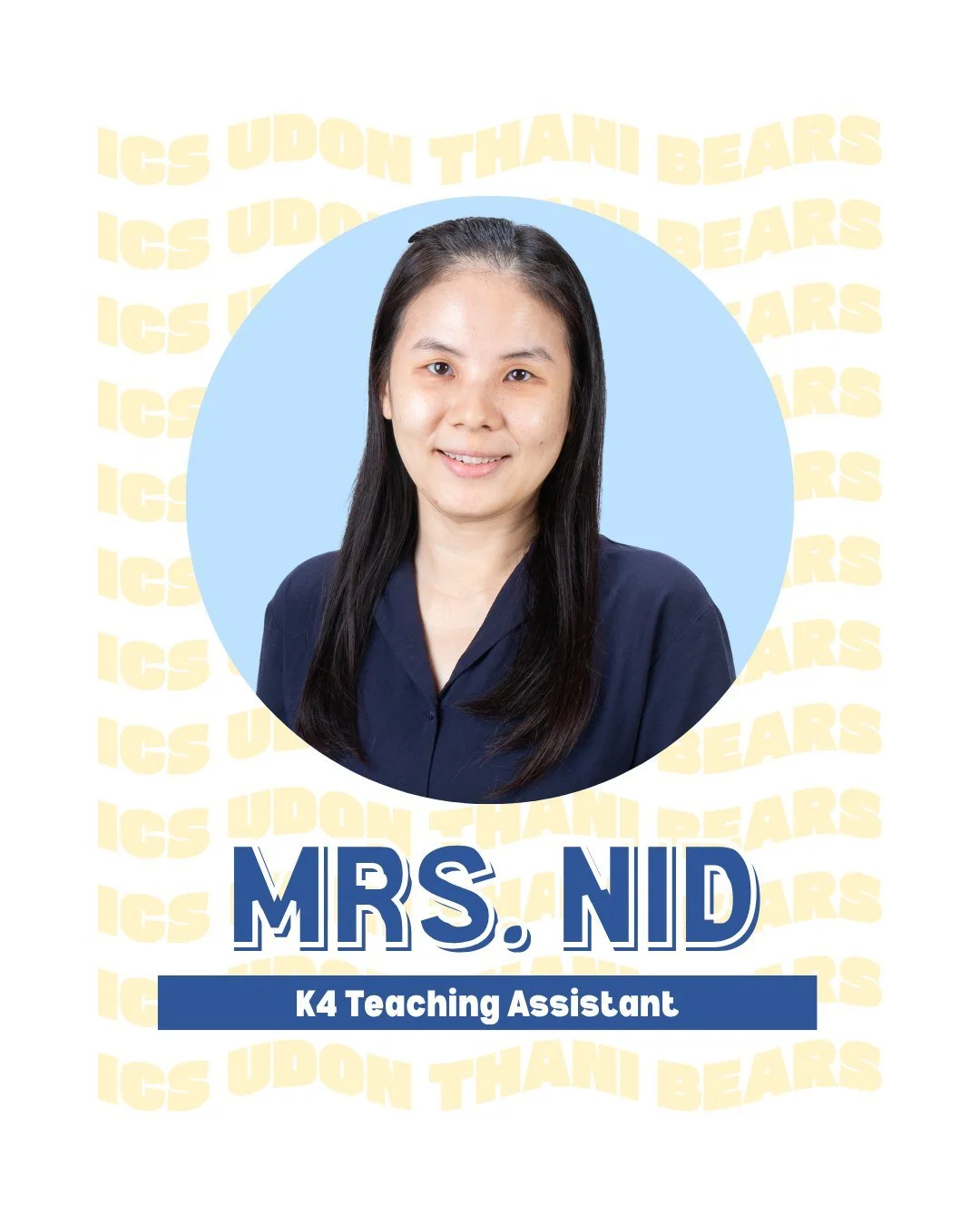 Up next in our #FacesofICSUD series &mdash; meet Mrs. Nid, our wonderful K4 Teacher's Aide! 

✨ What&rsquo;s your favorite thing about working at ICSUD?
&ldquo;I have trustworthy and supportive friends, which are far greater than any material things 