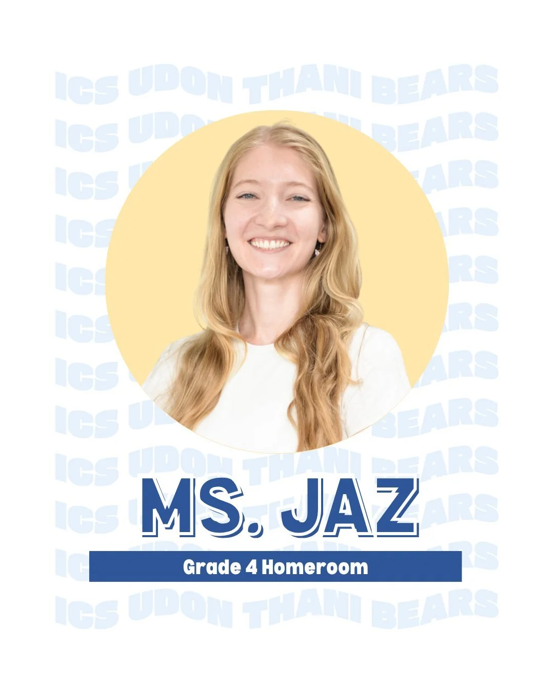 Up next in our #FacesofICSUD series is Ms. Jaz!
Ms. Jaz is in her first year at ICSUD and serves as one of our Grade 4 Homeroom Teachers.

✨ What&rsquo;s your favorite thing about working at ICSUD?
&ldquo;My favorite aspect of working at ICSUD is the