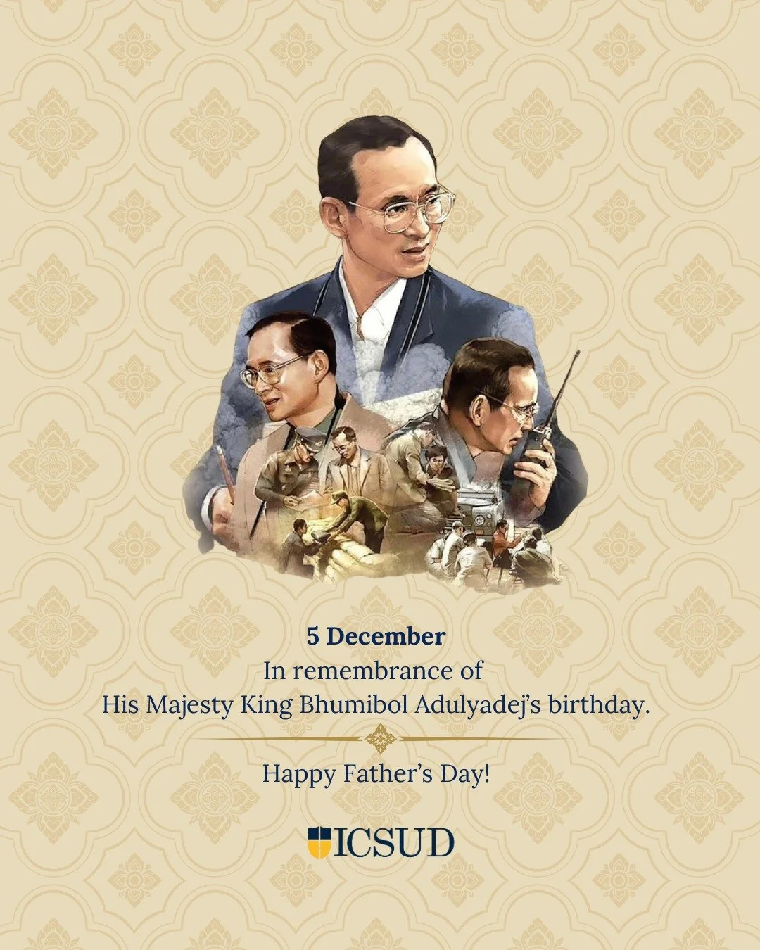 Happy Father's Day 💛💙

#ICSUD