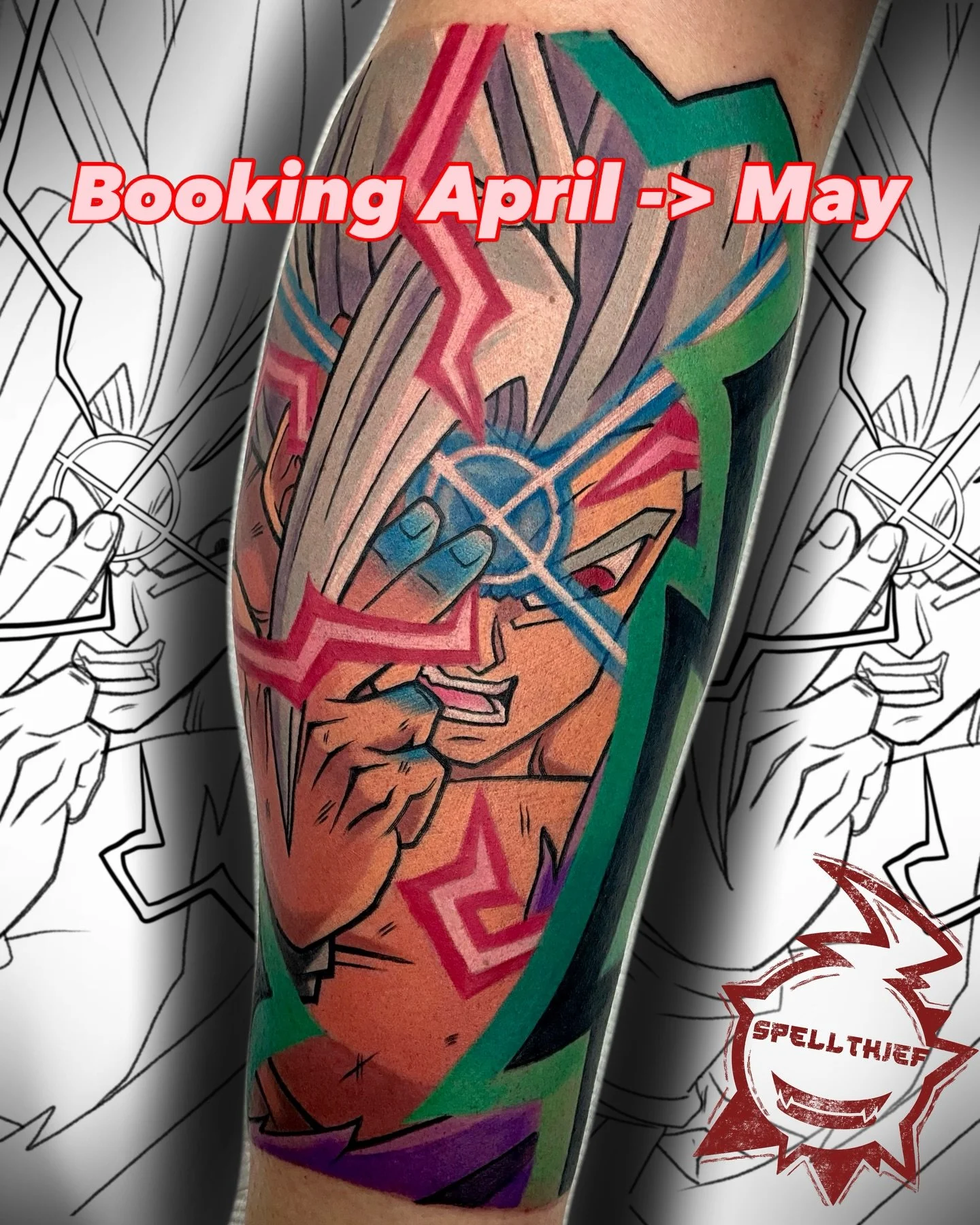 Dragonball lightning Panels. 

Set priced panels done in a single session. 
Hit me up for availability. 
I&rsquo;m not flat out, spaces available throughout April and May. 
Not after DBZ. Check out my profile, I&rsquo;m up to doing any anime/disney/c