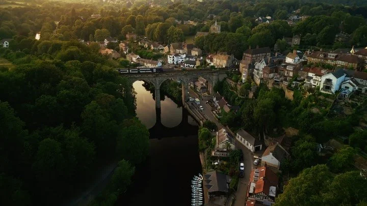 Postcards from Knaresborough 👋

Colour grade B&amp;A on the last slide ➡️

#knaresborough #northyorkshire #viaduct #yorkshiredrone #harrogate #visitnorthyorkshire #visityorkshire