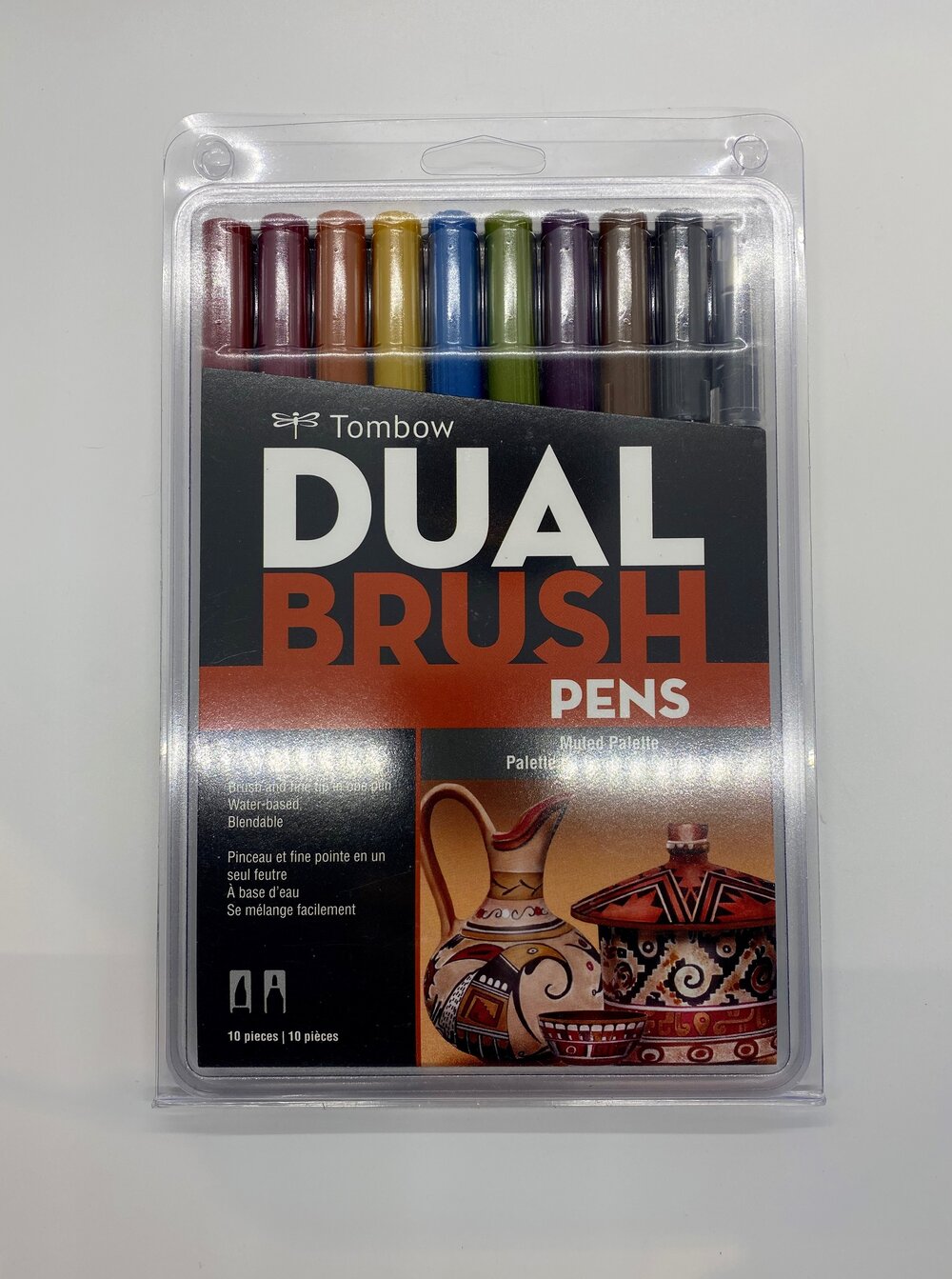 Tombow Grayscale Palette Dual Brush Pen Set
