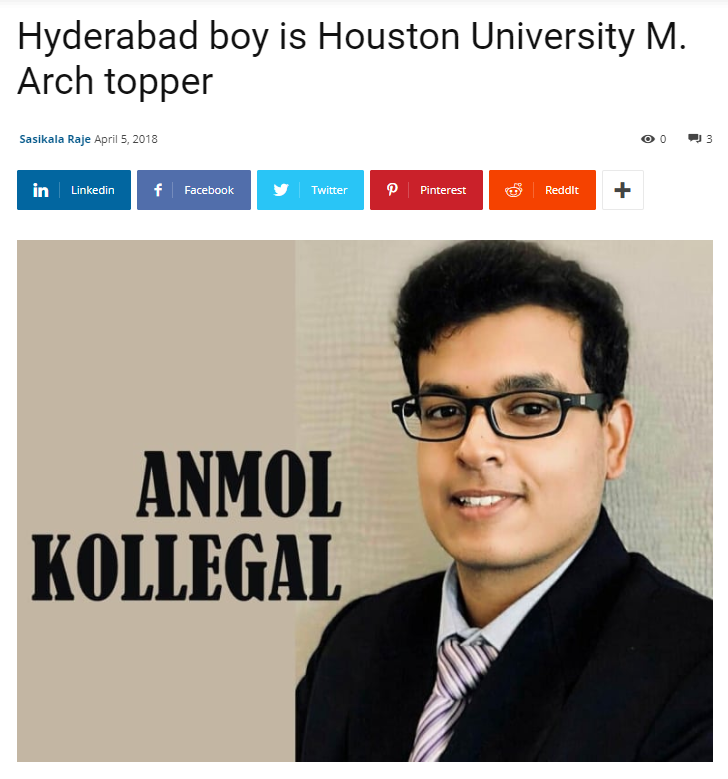 Valedictorian - University of Houston