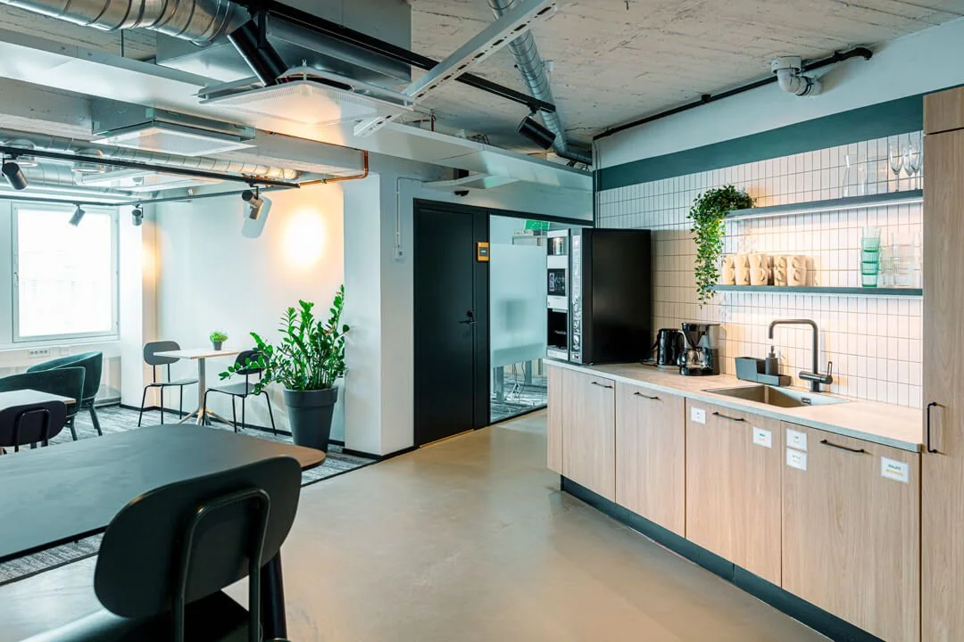 Boffice Sörnäinen toimistot Hämeentie 31 keittiö