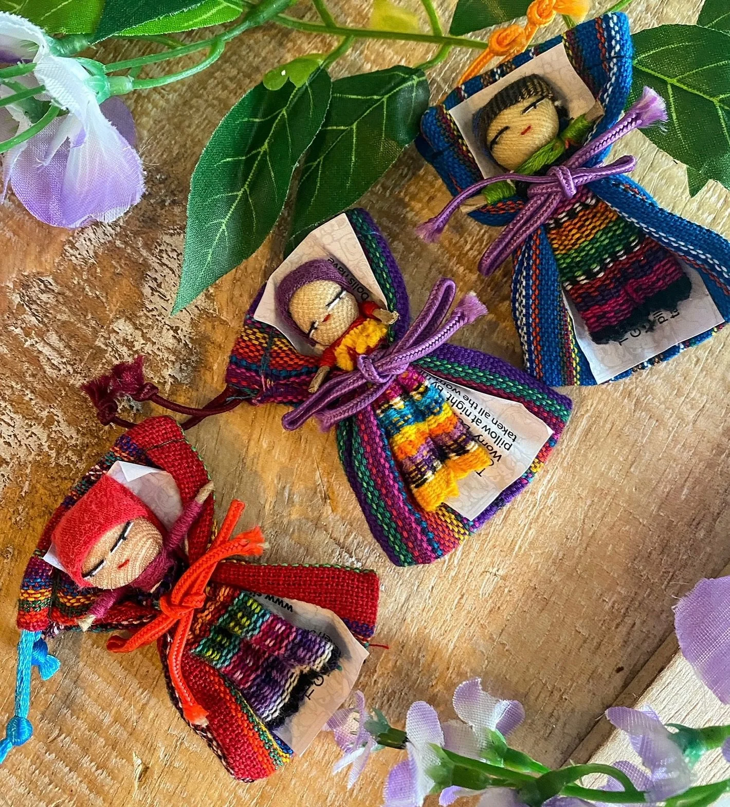 Worry Dolls are back in stock! ✨🌈
According to legend. Guatemalan children told their worries to the doll and when they go to bed at night they would place the doll under their pillow. In the morning the doll has taken all worries away. 🙏🏼
•