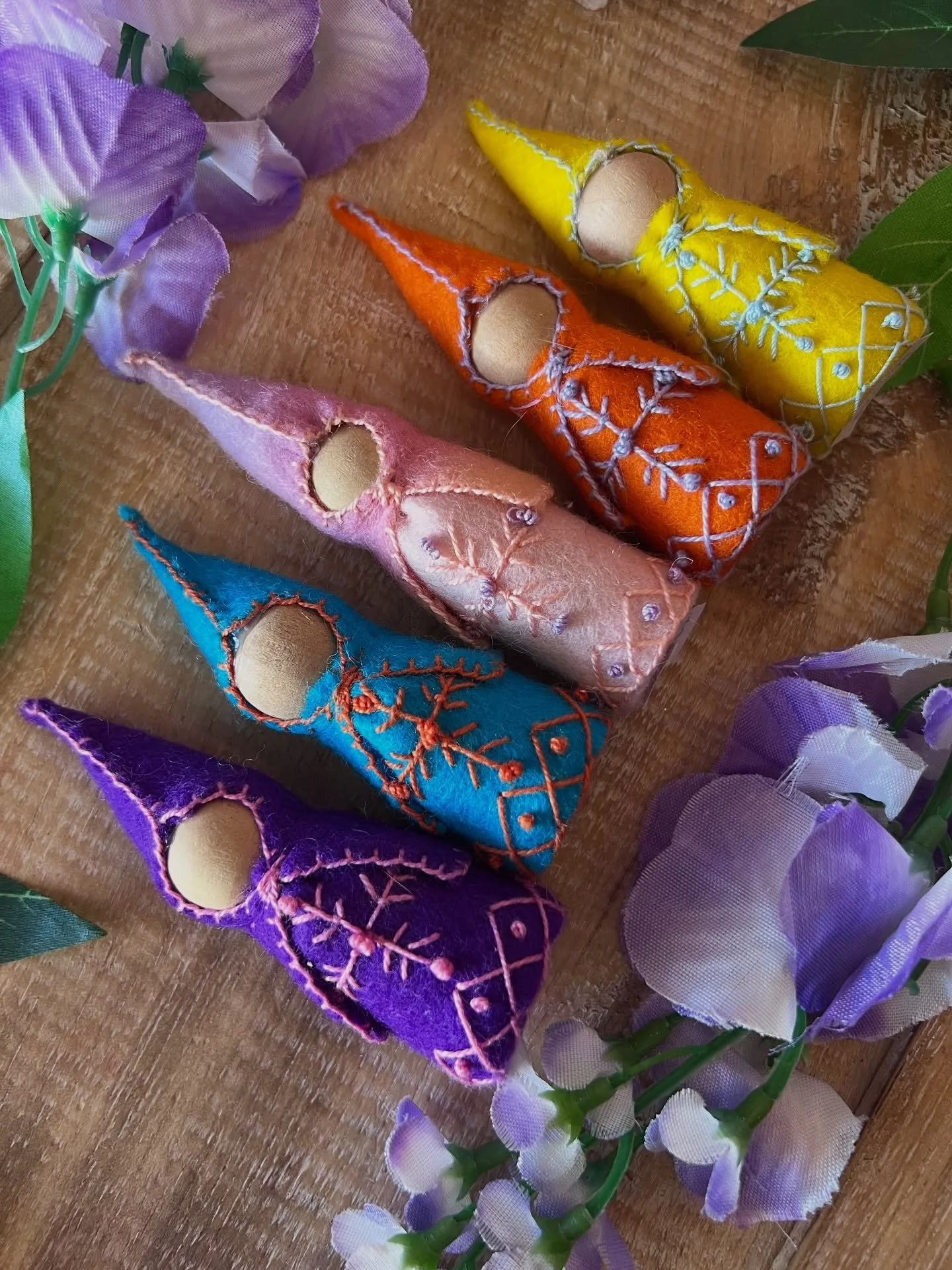 New locally handmade wool felt creations! Made with love 🤍✨