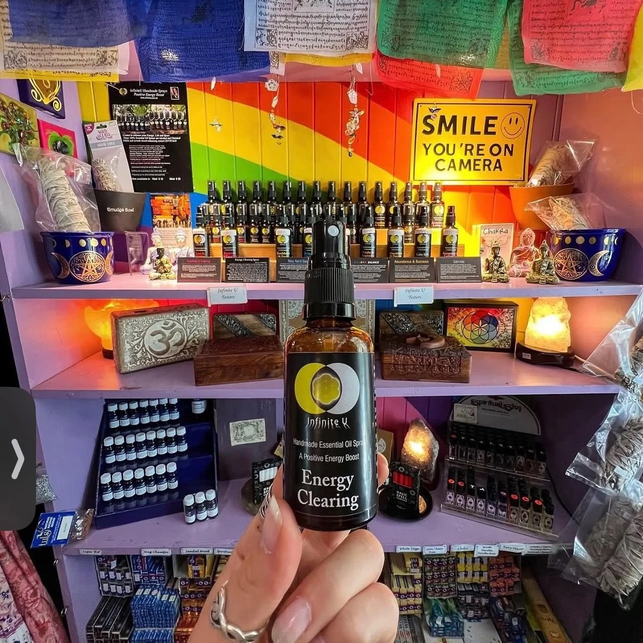 Infinite U RESTOCKED! 😍❤️✨ Every product is handcrafted with love, passion, and intention&mdash;symbolically designed, hand-blended, and artistically painted to uplift, restore, and harmonise your energy. - @infiniteucreations 
https://energyexpress