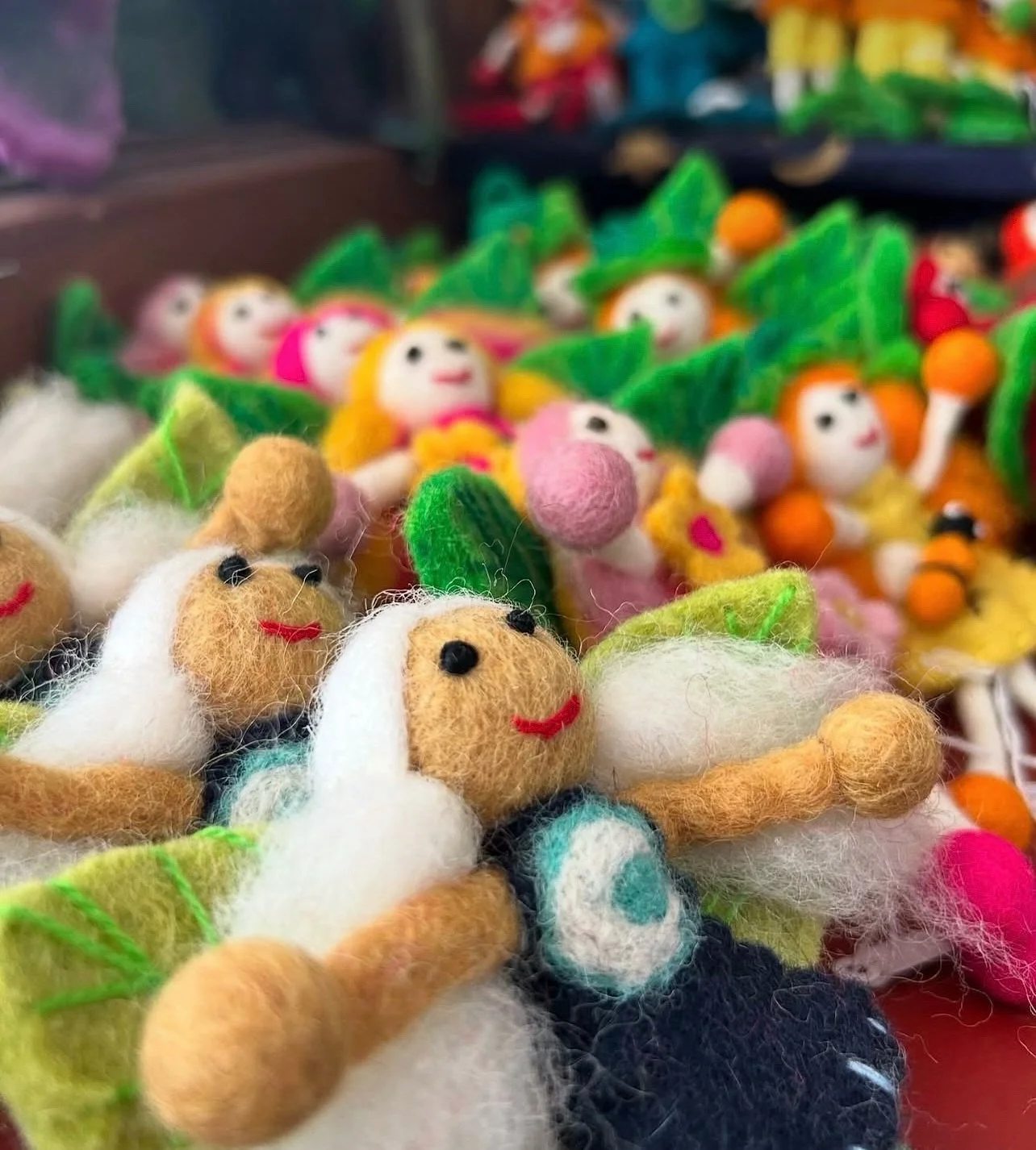 Our Favourite Felt creations are Back In Stock! 100% hand made, 100% wool, fair trade &amp; made with love✨🍄