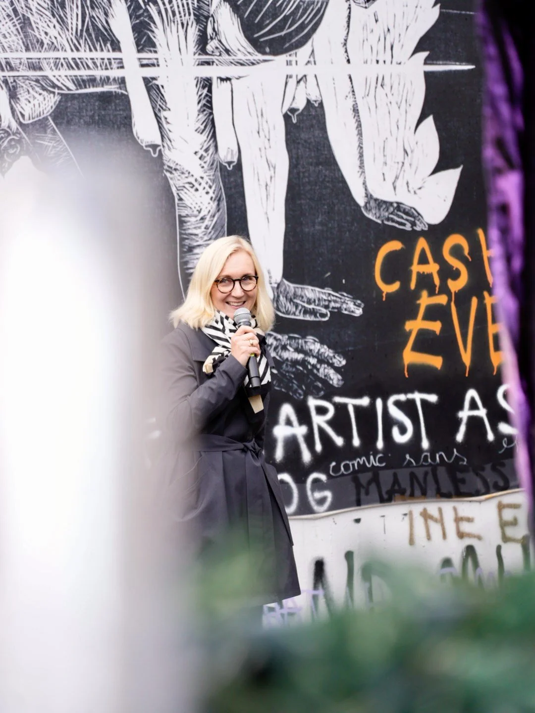 Fra omvisning med Merete Hovdenak under Oslo kulturnatt. Foto: Jon Gorospe