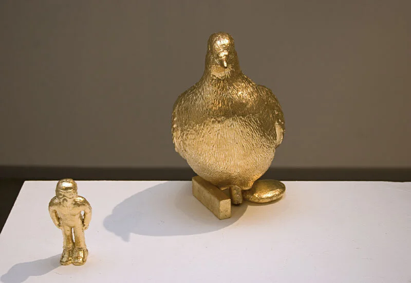 "Oslo Gold Exchange" av Foreign Investment, utstilling og kunsttombola på Galleri Format. Foto: Anita Hillestad