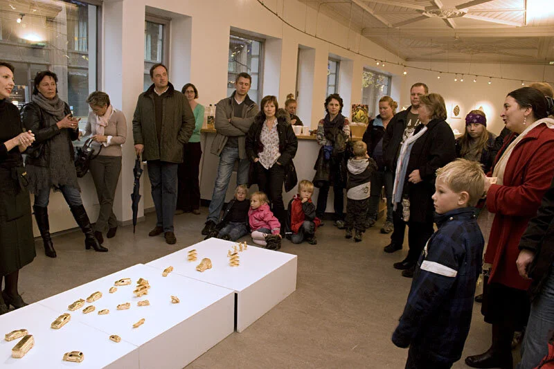 "Oslo Gold Exchange" av Foreign Investment, utstilling og kunsttombola på Galleri Format. Foto: Anita Hillestad