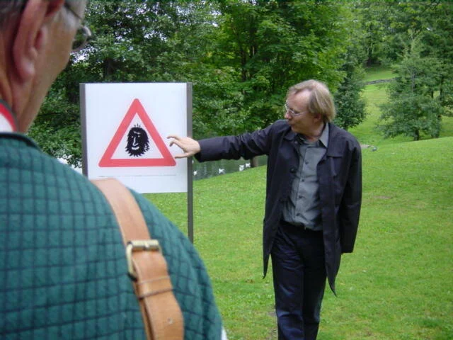 Lydløypa er en interaktiv lydinstallasjon laget av Christian Eggen, i Frognerparken. Foto: Vibeke Christensen/Kulturbyrået Mesén