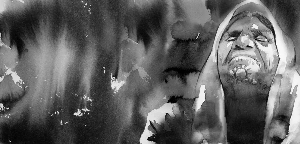 Den tatoverte solen av Shwan Dler Qaradaki