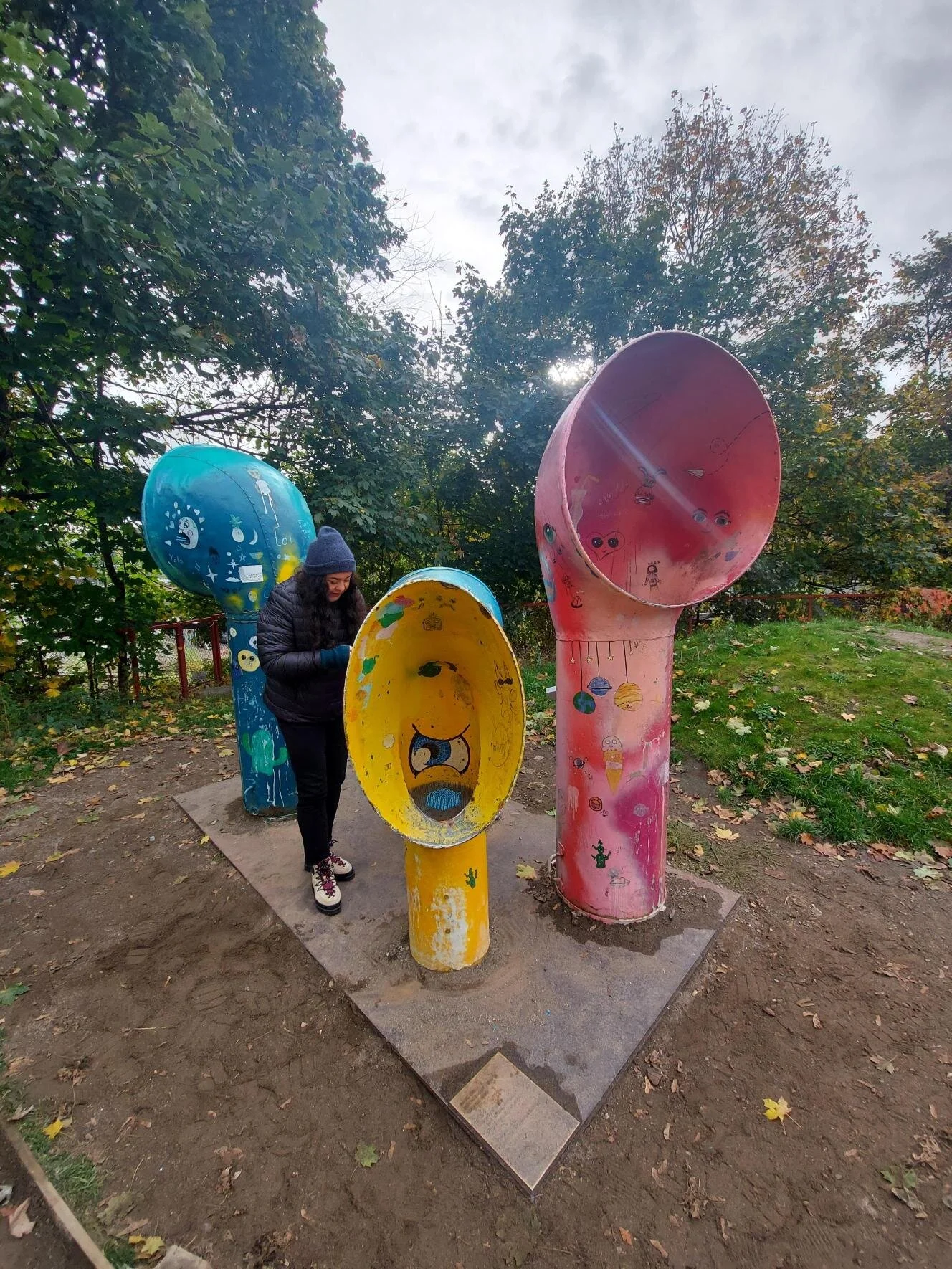 Lydinstallasjon i Gamlebyen