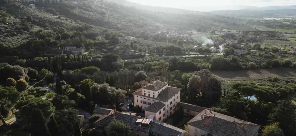 Villa LeMura estate set among Tuscan hills
