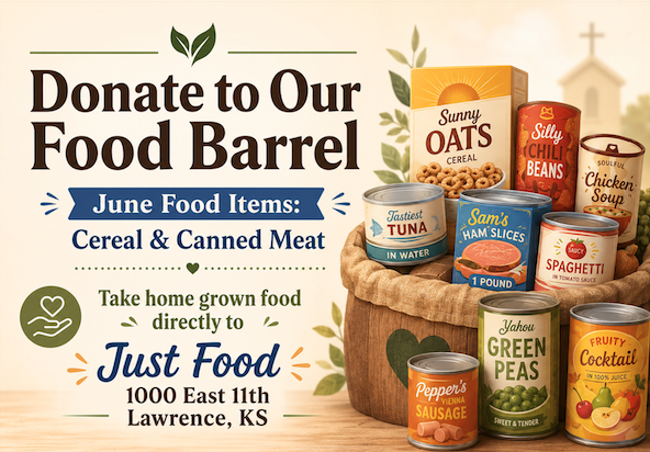 Join the June Food Barrel Drive in Lawrence, KS
