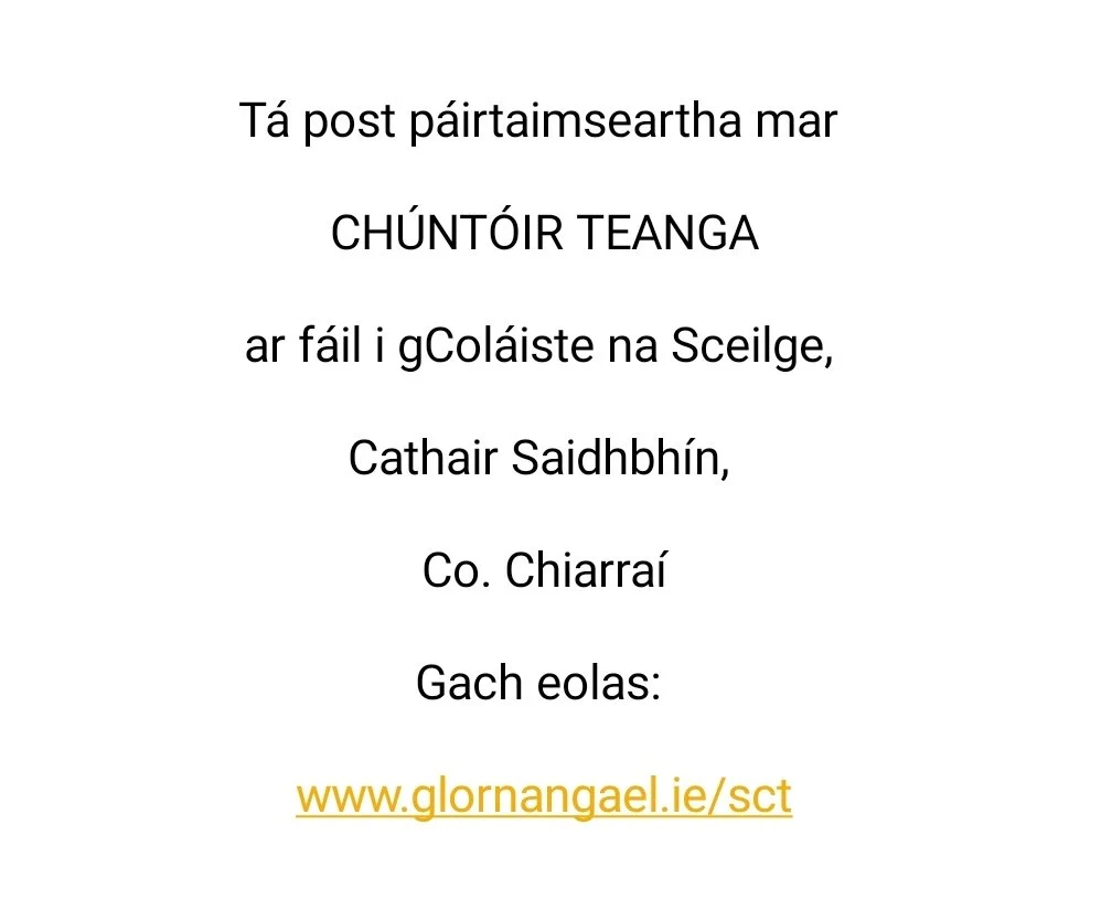 Post cúntóra teanga i gColáiste na Sceilge