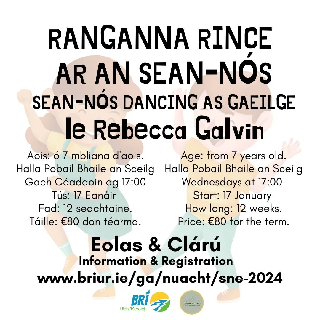 Sean-nós dancing in Irish with Rebecca Galvin