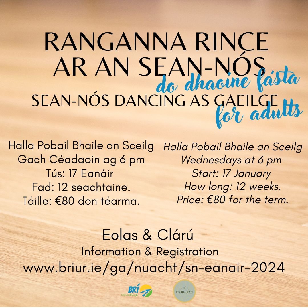 Sean-nós dancing classes in Irish for adults with Rebecca Galvin