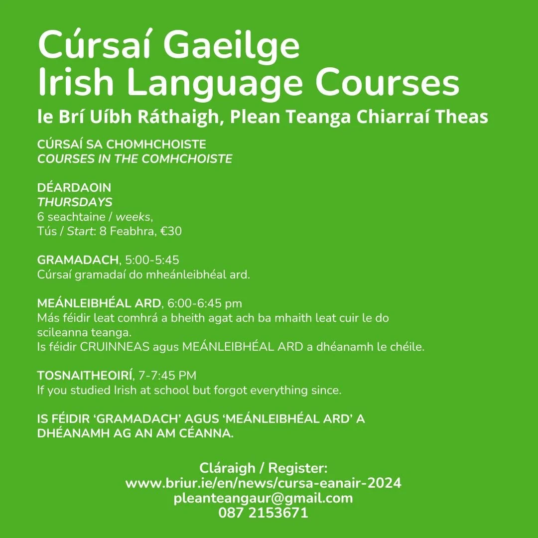 Cúrsaí Gaeilge