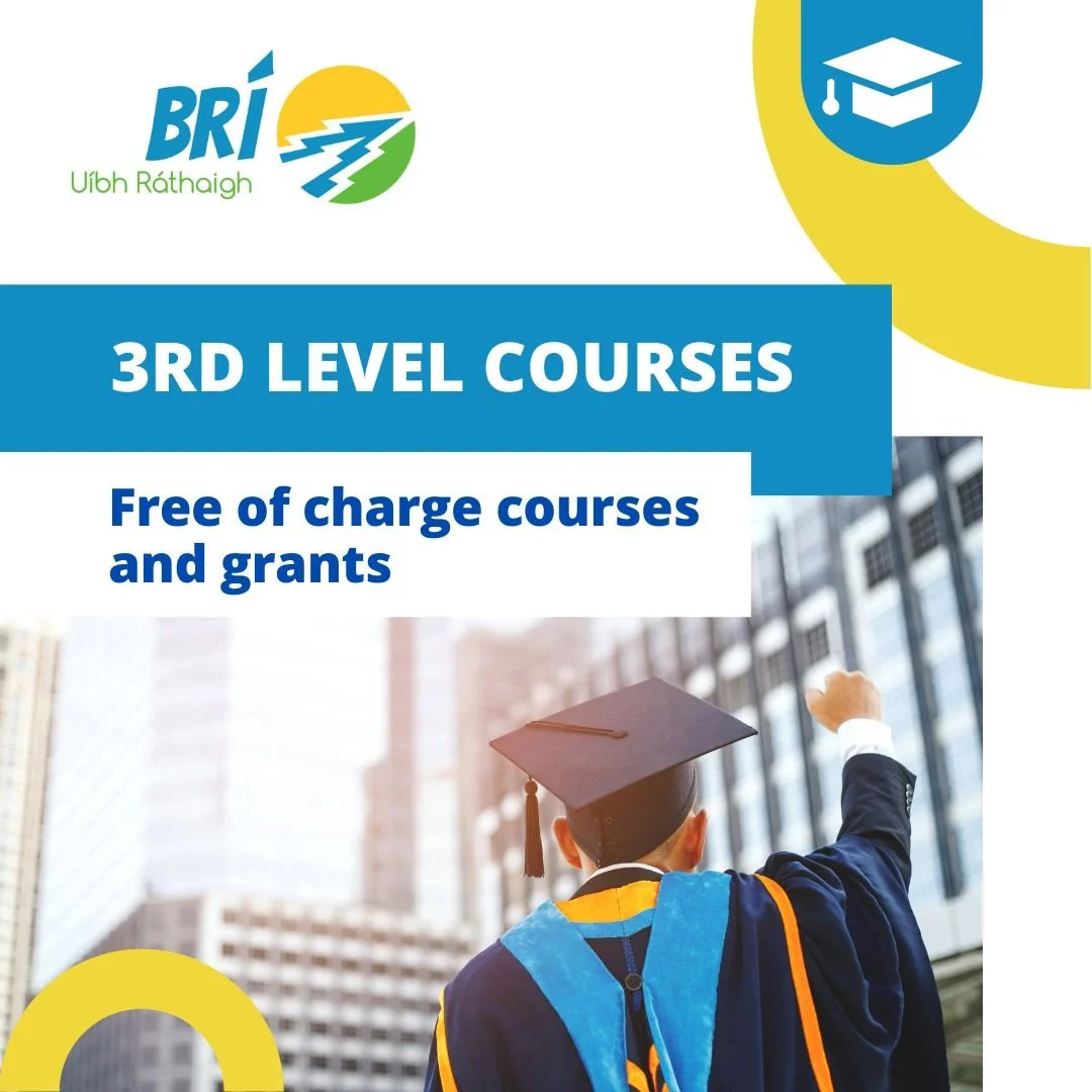 3rd level courses free of charge or with financial support