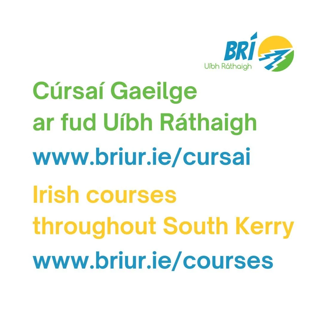 Cúrsaí Gaeilge ar fud Uíbh Ráthaigh