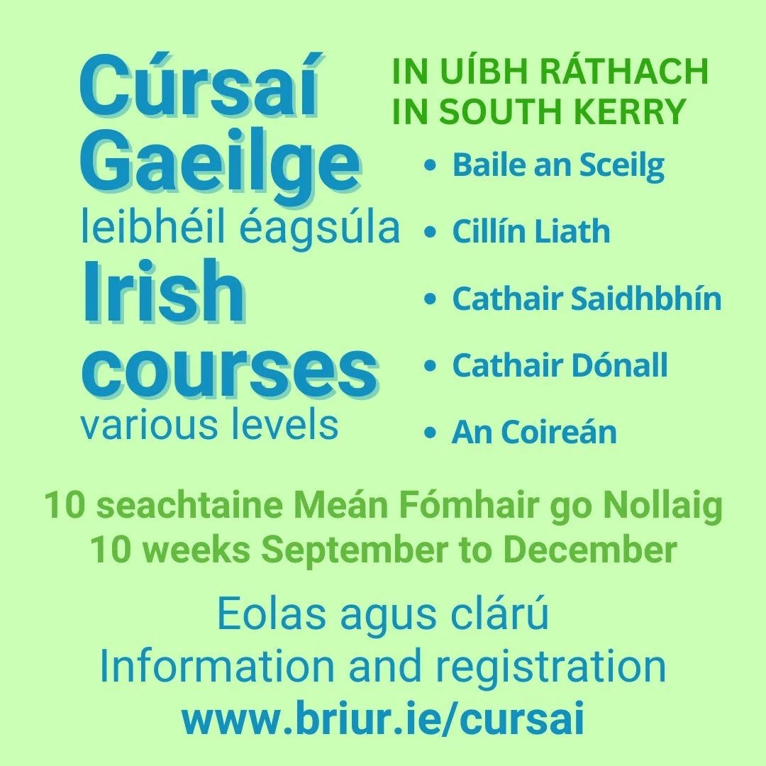 CÚRSAÍ GAEILGE