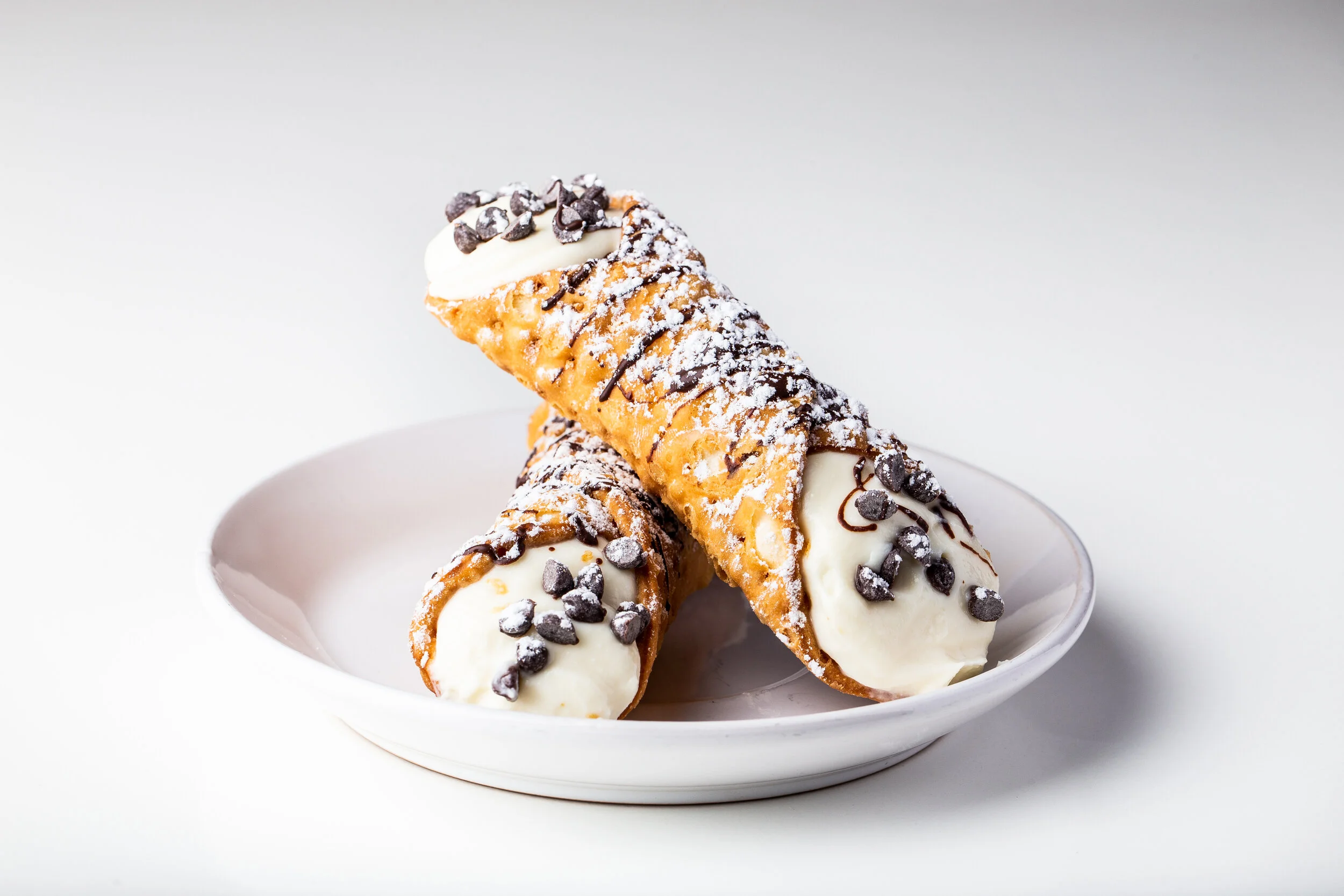 Chocochip Topped Sicilian Cannoli (1)